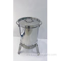 Large capacity stainless steel turkey cookware pot